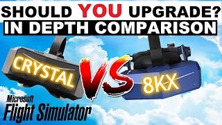 PIMAX CRYSTAL vs PIMAX 8KX  A Worthy UPGRADE Lets DISCUSS Microsoft Flight Simulator [upl. by Lakin]