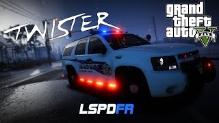 GTA 5 LSPDFR  TWISTER  TORNADO MOD [upl. by Colwell]