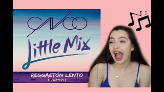 CNCO amp LITTLE MIX REGGAETON LENTO REMIX REACTION [upl. by Gurevich]