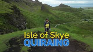 Quiraing Highland Scotland drone video 4k [upl. by Ragas]