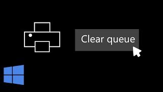 How to Easily Clear the Printer Queue Windows 10 [upl. by Audras]