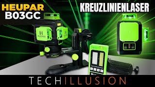 🔥Kompakter Kreuzlinienlaser 3x360° Huepar B03CG im Test😱  Huepar B03CG Laser  Review amp Test [upl. by Akimat]