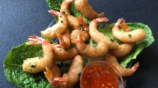 Beignets de crevettes chinois croustillants  recette rapide et simple [upl. by Woolson574]