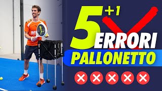 I 51 ERRORI del PALLONETTO ❌ nel Padel 🎾 Ecco come evitarli  Tutorial Padel Italiano 🇮🇹 [upl. by Koy]