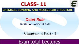 Octet Rule and its limitations  exceptions to Octet rule CHEMICAL BONDING NEET IItjee jeemains [upl. by Janeen]