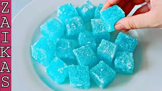 How To Make Gummy Candy Without Gelatin amp Agar Agar  Jujubes Candy  Jello Candy by Zaika Kitchen🌹 [upl. by Catima]