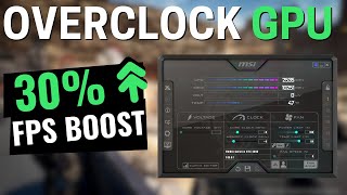 2023 Ultimate Guide Overclock Your GPU with MSI Afterburner  Boost Gaming Performance [upl. by Adile411]