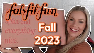 FABFITFUN FALL 2023 UNBOXING \ SURPRISE ITEMS \ FREE STARTER BOX [upl. by Atteselrahc]