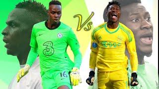 Edouard Mendy Vs André Onana• Saves 2022 HD 1080i [upl. by Hsihsa]