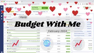 YNAB Budget With Me  February Pay 1 [upl. by Thacker497]