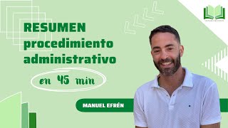 Resumen procedimiento administrativo [upl. by Sremmus]