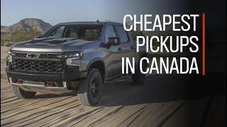 Canadas cheapest pickup trucks for 2024  Drivingca [upl. by Annair]