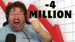 Boogie2988 KEeps Losing Subs 4 MIllion Subs TWICE [upl. by Innoj]