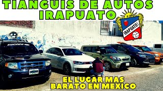 💰💰💰El Lugar MAS BARATO en Mexico Autos y Camionetas Americanas Solo En el TIANGUIS De autos Irapuato [upl. by Olive]