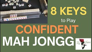 8 keys to play Confident Mah Jongg American National Mah Jongg League mahjong confidence acrostic [upl. by Daryle]