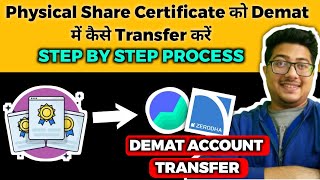 How to convert physical share certificates into Demat form Step By Step Process  By Umang Kumar [upl. by Randie]