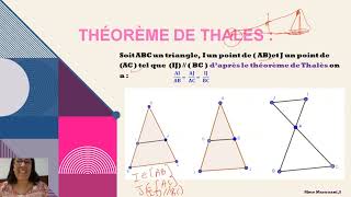 théorème de Thalès et sa réciproque 1ere [upl. by Vanzant]