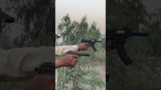 Check out the recoil of 22LR and 30 bore pistol [upl. by Siloum]