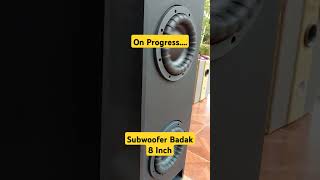 Test Subwoofer Audio Labs 8 Inch 1000W shorts [upl. by Magnien]