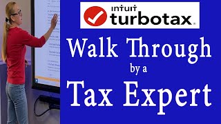 TurboTax  April 2024 Income Tax deadline How to file your taxes online Tutorial walkthrough [upl. by Agemo]