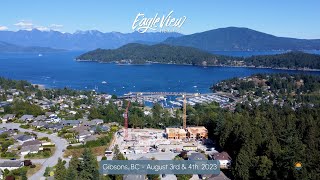 Eagle View Heights in Gibsons BC August 04 2023 [upl. by Ennovahc968]