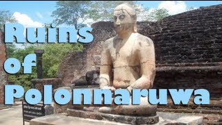 Ruins at Polonnaruwa  Sri Lanka Asia [upl. by Jannery489]