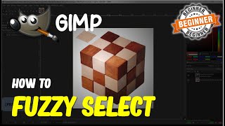 Gimp How To Fuzzy Select [upl. by Hannover]