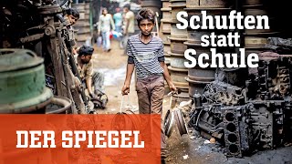 Schuften statt Schule Kinderarbeit steigt weltweit wegen Corona  DER SPIEGEL [upl. by Attezi]