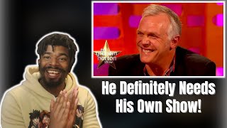 AMERICAN REACTS TO The Funniest Greg Davies Moments on The Graham Norton Show [upl. by Nataniel]