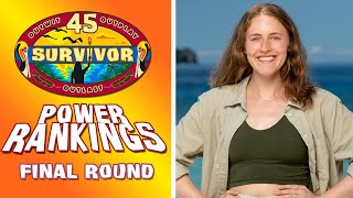 quotSurvivor 45quot Power Rankings with Frannie Marin  Final Round [upl. by Marbut768]