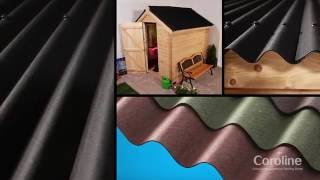 How to Install Coroline Corrugated Bitumen Roofing Sheets [upl. by Anilasor]