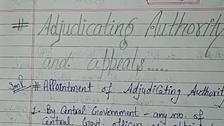 45  Adjudicating authority and Apeals  Appellate tribunal  Appointment of adjudicating authority [upl. by Teirrah]