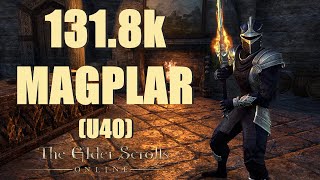 ESO  Magicka Templar 1318k PvE DPS Build  U40 [upl. by Terces637]