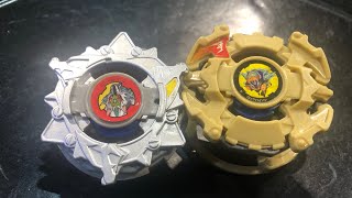 Beyblade Battle Wolborg 4 vs Rock Bison [upl. by Krys176]