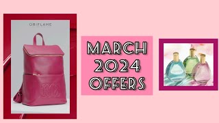 Oriflame March 2024 offers  Plenty program offer  Sponsor program  Business class program [upl. by Arait]