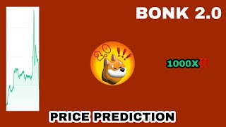 BONK 20 TOKEN TO THE MOON‼️ BONK20 PRICE PREDICTION 1000X GAINS POTENTIAL‼️ ITS YOUR BIG CHANCHE [upl. by Nilrem]