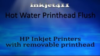 HP Photosmart amp Officejet Printers – Hot Water Printhead Flush [upl. by Hocker]