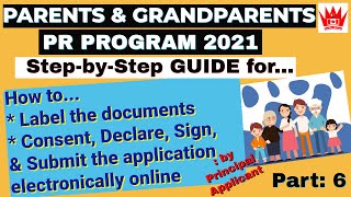 PGP A complete guide for how to SIGN amp SUBMIT the Parents Canada PR application ELECTRONICALLY [upl. by Alyam]