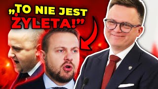 Hołownia i Tusk grillują Ozdobę quotTO NIE JEST ŻYLETA PANIE POŚLEquot [upl. by Dlawso923]