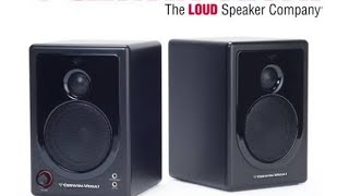 Cerwin Vega XD3 Powered Desktop Speakers Unboxing and Review by FE [upl. by Esnohpla417]