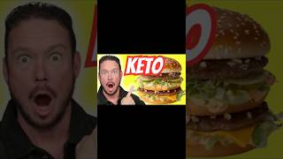 KETO BIG MAC RECIPE EASY CHEESEBURGER AT HOME shorts keto recipe ketorecipes cooking [upl. by Yenttirb]