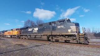 NS trains at Macungie PA [upl. by Corene]