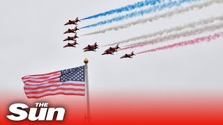 DDay flypast in Portsmouth for 75th anniversary [upl. by Issak498]