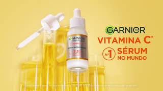 Sérum Antimanchas Vitamina C de Garnier 🍋 Pele Uniforme e Luminosa [upl. by Grizel684]