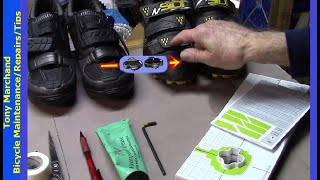 Ergon TP1 for bicycle cleat transfer installation and positioning on new shoes [upl. by Einnil658]