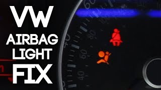 Fix Your Volkswagen Airbag Light For Codes 01217 and 01218 [upl. by Eric]