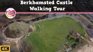 BERKHAMSTED CASTLE  One of the Most IMPORTANT Early Norman Castles in Britain  Walking Tour [upl. by Annawek718]