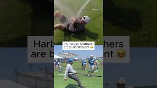 Who’s got it better than them 😂 johnharbaugh jimharbaugh chargers ravens nfltrainingcamp [upl. by Leynad716]