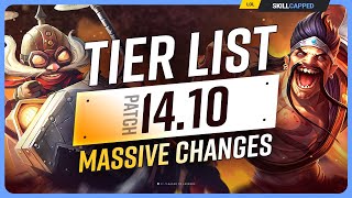 NEW TIER LIST for PATCH 1410  MASSIVE CHANGES [upl. by Elahcim127]