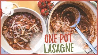 ONE POT LASAGNE  Gesunder Auflauf aus einem Topf [upl. by Nelrac267]